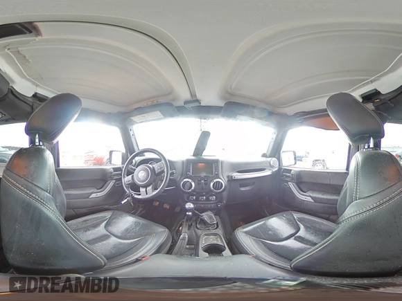 2014 Jeep Wrangler Rubicon with VIN 1C4BJWCG9EL189819, listed as a Copart auction lot 80522204 with 82,083 mi miles and Salvage title. Bid and sale history available at DreamBid. Image 14.