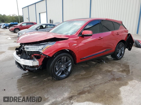 2024 Acura RDX w/A-Spec Package with VIN 5J8TC2H67RL018209, listed as a Copart auction lot 80133514 with 11,323 mi miles and Salvage title. Bid and sale history available at DreamBid. Image 1.