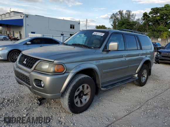 2002 Mitsubishi Montero z VIN JA4MT41R62J021195, wystawiony jako Copart lot #47021115 z przebiegiem 196 795 mil mil oraz Szkoda całkowita • Salvage title. Historia ofert i sprzedaży dostępna na DreamBid. Obrazek 1.