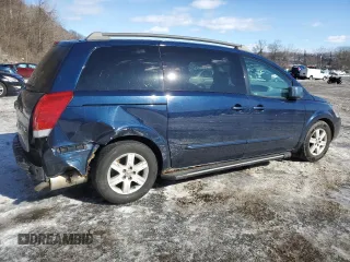 2005 Nissan Quest SE with VIN 5N1BV28UX5N107334, listed as a Copart auction lot 45776135 with 193,466 mi miles and Salvage Title. Bid and sale history available at carsss.com. Image 3.