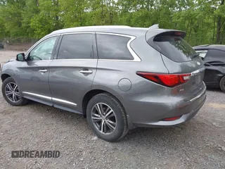 2020 Infiniti QX60 Luxe with VIN 5N1DL0MM1LC537478, listed as a IAAI auction lot 42323321 with 51,464 mi miles and . Bid and sale history available at DreamBid. Image 3.