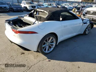2014 Jaguar F-Type V6 with VIN SAJWA6E70E8K08728, listed as a Copart auction lot 80896044 with Not Provided miles and Salvage Title. Bid and sale history available at DreamBid. Image 3.