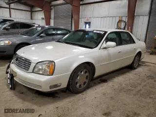 2002 Cadillac DeVille with VIN 1G6KD54Y42U171407, listed as a Copart auction lot 48173815 with 118,104 mi miles and Clean Title. Bid and sale history available at carsss.com. Image 1.