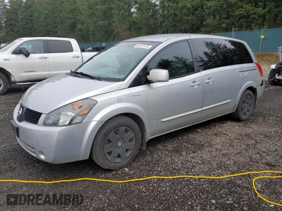 2004 Nissan Quest S z VIN 5N1BV28U84N340840, wystawiony jako Copart lot #48173415 z przebiegiem Nie podano mil oraz Szkoda całkowita • Salvage title. Historia ofert i sprzedaży dostępna na DreamBid. Obrazek 1.