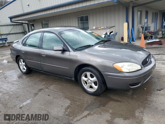 2004 Ford Taurus SES with VIN 1FAFP55U34A113140, listed as a Copart auction lot 53606615 with 99,800 mi miles and Salvage Title. Bid and sale history available at DreamBid. Image 4.