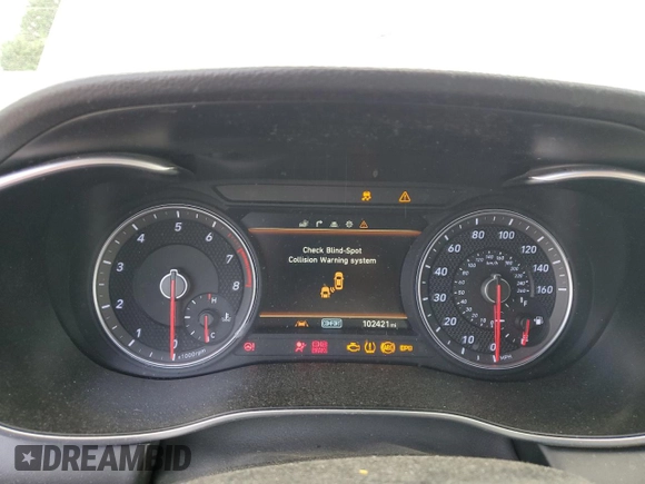 2019 Genesis G70 Advanced z VIN KMTG34LA2KU030213, wystawiony jako Copart lot #57126525 z przebiegiem 102 421 mil mil oraz Szkoda całkowita • Salvage title. Historia ofert i sprzedaży dostępna na DreamBid. Obrazek 9.