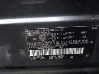 2023 Toyota RAV4 Hybrid XLE with VIN JTMRWRFV5PJ056825, listed as a IAAI auction lot 41912178 with 1 mi miles. Bid and sale history available at carsss.com. Image 9.