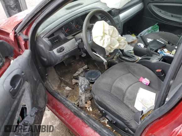 2005 Chrysler Sebring Touring with VIN 1C3AL56R55N662363, listed as a Copart auction lot 47885785 with Not provided miles and Salvage title. Bid and sale history available at DreamBid. Image 8.