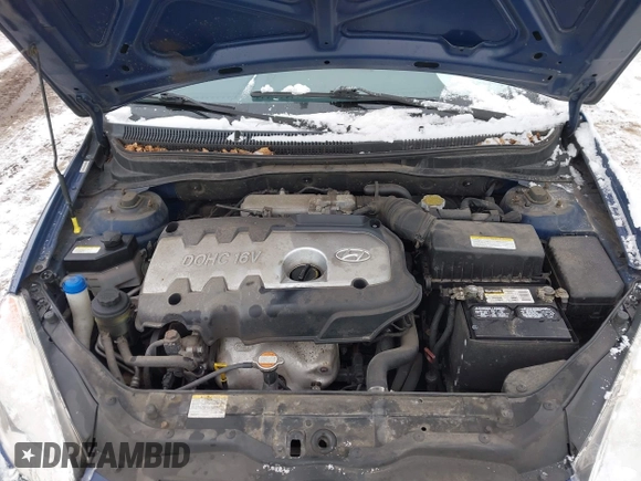 2007 Hyundai Accent GLS with VIN KMHCN46C17U103319, listed as a IAAI auction lot 41620787 with 65,291 mi miles. Bid and sale history available at carsss.com. Image 10.