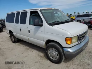 2005 Ford Econoline Passenger XL with VIN 1FBNE31L55HA98845, listed as a Copart auction lot 74541374 with Not Provided miles and Non Repairable. Bid and sale history available at carsss.com. Image 4.