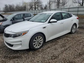 2016 Kia Optima LX with VIN 5XXGT4L3XGG009395, listed as a Copart auction lot 52696615 with 115,780 mi miles and Salvage title. Bid and sale history available at DreamBid. Image 1.