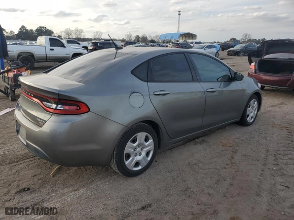 2013 Dodge Dart Aero with VIN 1C3CDFAH5DD306297, listed as a Copart auction lot 43236015 with NaN miles and Salvage Title. Bid and sale history available at carsss.com. Image 3.