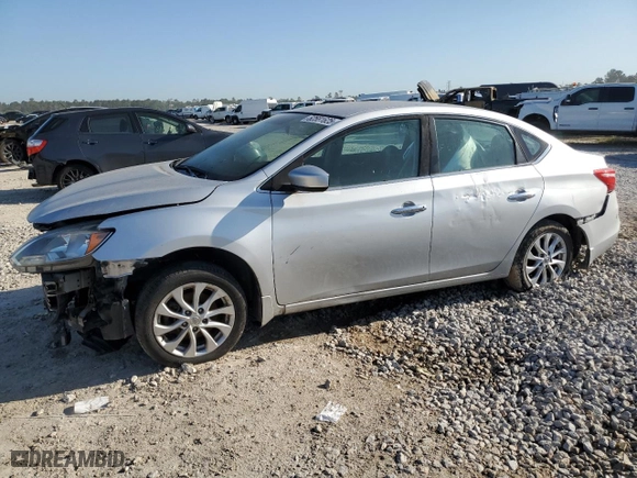 2019 Nissan Sentra S with VIN 3N1AB7AP5KY309736, listed as a Copart auction lot 52581625 with 99,340 mi miles and Salvage Title. Bid and sale history available at carsss.com. Image 1.