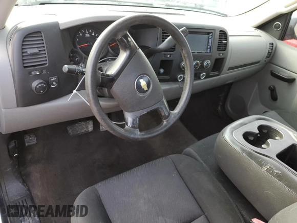 2010 Chevrolet Silverado 1500 Work Truck with VIN 1GCPCPEX0AZ271481, listed as a Copart auction lot 43697235 with 129,897 mi miles and Salvage Title. Bid and sale history available at DreamBid. Image 8.