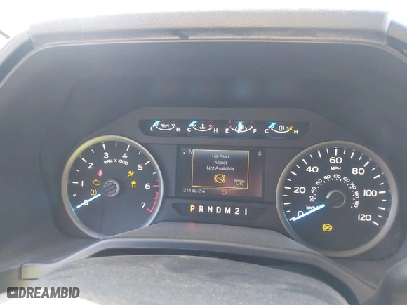 2015 Ford F-150 XLT w/HD Payload Pkg with VIN 1FTFW1EG9FFC44739, listed as a IAAI auction lot 41193582 with 121,169 mi miles. Bid and sale history available at carsss.com. Image 7.