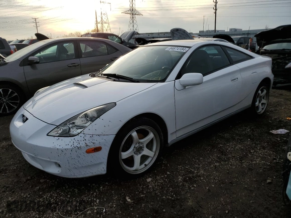2002 Toyota Celica GTS with VIN JTDDY38T620057199, listed as a Copart auction lot 84674184 with 0 mi miles and Salvage Title. Bid and sale history available at carsss.com. Image 1.
