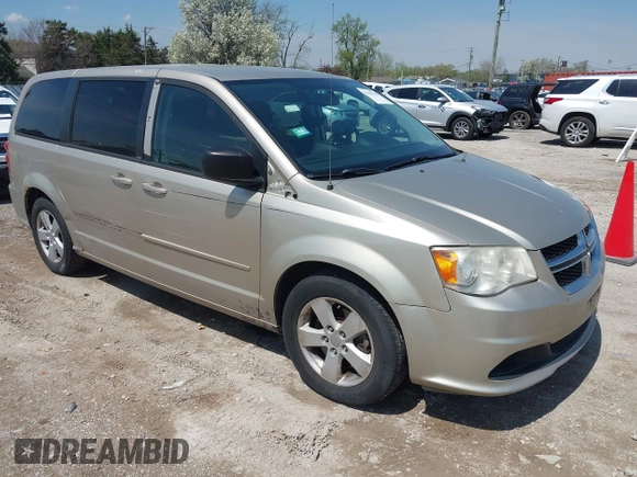 2013 Dodge Grand Caravan SE with VIN 2C4RDGBG9DR642162, listed as a IAAI auction lot 42113378 with 182,370 mi miles and . Bid and sale history available at DreamBid. Image 1.