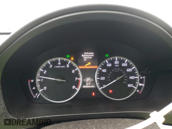 2018 Acura ILX Premium with VIN 19UDE2F76JA003162, listed as a Copart auction lot 55812335 with 60,266 mi miles and Salvage title. Bid and sale history available at DreamBid. Image 9.