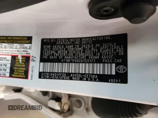 2012 Toyota Camry L with VIN 4T1BF1FK6CU123171, listed as a Copart auction lot 55205465 with 216,280 mi miles and Salvage Title. Bid and sale history available at carsss.com. Image 12.