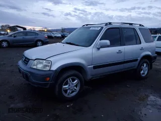 2001 Honda CR-V EX with VIN JHLRD17681S014619, listed as a Copart auction lot 85285284 with 195,006 mi miles and Salvage Title. Bid and sale history available at carsss.com. Image 1.