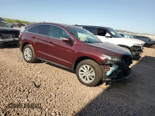 2017 Acura RDX Technology with VIN 5J8TB4H54HL021539, listed as a Copart auction lot 57504095 with 52,339 mi miles and Salvage title. Bid and sale history available at DreamBid. Image 4.