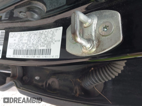 2013 Toyota Tacoma with VIN 3TMLU4EN5DM107500, listed as a IAAI auction lot 42733914 with Not provided miles and . Bid and sale history available at DreamBid. Image 9.