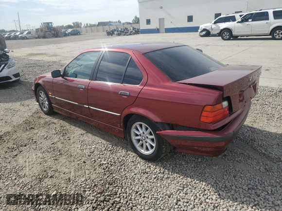 1997 BMW 3 Series 328iA with VIN WBACD4320VAV51050, listed as a Copart auction lot 75243594 with 197,817 mi miles and Salvage Title. Bid and sale history available at carsss.com. Image 2.