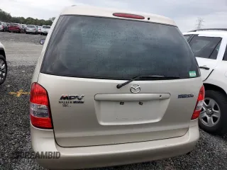 2000 Mazda MPV DX with VIN JM3LW28G0Y0109070, listed as a Copart auction lot 74203814 with Not Provided miles and Salvage Title. Bid and sale history available at carsss.com. Image 6.