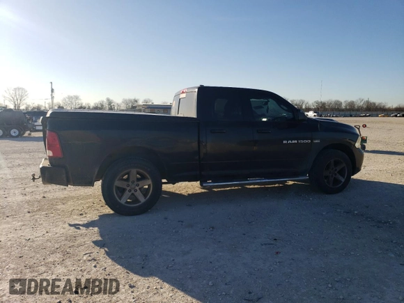 2012 Ram 1500 Sport with VIN 1C6RD7HT6CS188140, listed as a Copart auction lot 48506235 with 239,307 mi miles and Salvage title. Bid and sale history available at DreamBid. Image 3.