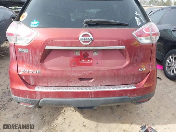 2016 Nissan Rogue SV with VIN KNMAT2MT4GP689652, listed as a IAAI auction lot 41397399 with 144050 miles. Bid and sale history available at carsss.com. Image 16.