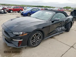 2020 Ford Mustang EcoBoost z VIN 1FATP8UH2L5119561, wystawiony jako Copart lot #51460985 z przebiegiem 55 579 mil mil oraz Szkody całkowita. Historia ofert i sprzedaży dostępna na DreamBid. Obrazek 1.