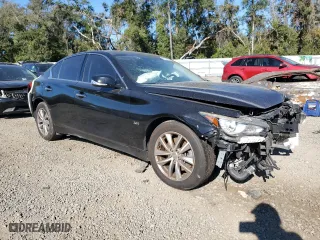 2017 Infiniti Q50 2.0t with VIN JN1CV7APXHM641764, listed as a Copart auction lot 84048974 with NaN miles and Clean Title. Bid and sale history available at carsss.com. Image 4.