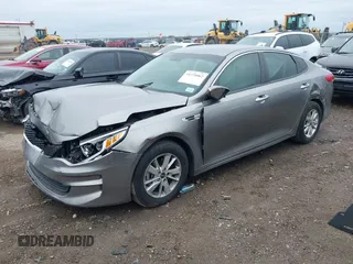 2017 Kia Optima LX with VIN 5XXGT4L37HG169753, listed as a IAAI auction lot 41370062 with 99,744 mi miles. Bid and sale history available at carsss.com. Image 2.