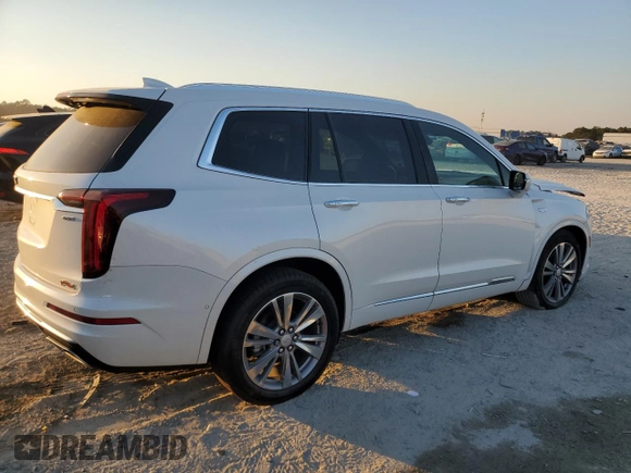 2024 Cadillac XT6 FWD Premium Luxury with VIN 1GYKPCRS8RZ729053, listed as a Copart auction lot 83040574 with 11,435 mi miles and Salvage Title. Bid and sale history available at carsss.com. Image 3.