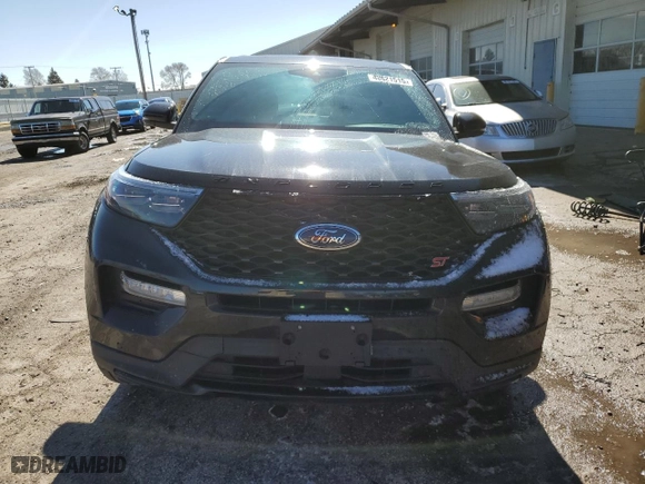 2021 Ford Explorer ST with VIN 1FM5K8GCXMGC27915, listed as a Copart auction lot 48021515 with 42,838 mi miles and Salvage Title. Bid and sale history available at carsss.com. Image 5.