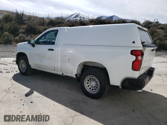 2023 Chevrolet Silverado 1500 Work Truck with VIN 3GCNAAEK9PG362868, listed as a Copart auction lot 50697215 with 110,597 mi miles and Clean Title. Bid and sale history available at carsss.com. Image 2.