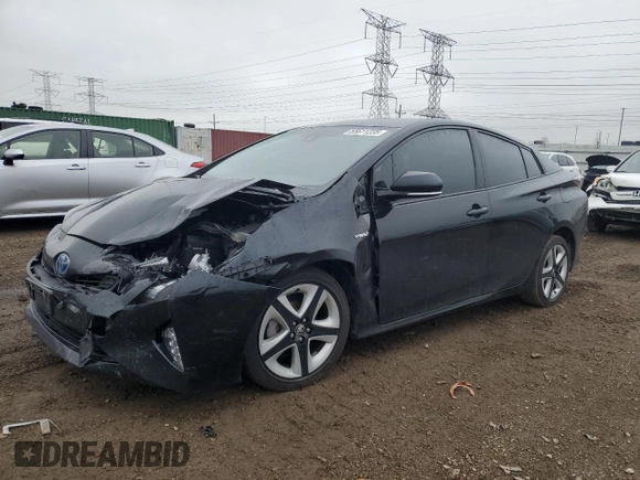 2016 Toyota Prius Four z VIN JTDKARFU6G3027846, wystawiony jako Copart lot #55611235 z przebiegiem 171 315 mil mil oraz Szkoda całkowita • Salvage title. Historia ofert i sprzedaży dostępna na DreamBid. Obrazek 1.