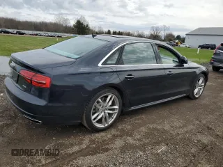 2017 Audi A8 L with VIN WAU44AFD5HN007950, listed as a Copart auction lot 51775815 with 95,633 mi miles and Salvage Title. Bid and sale history available at carsss.com. Image 3.