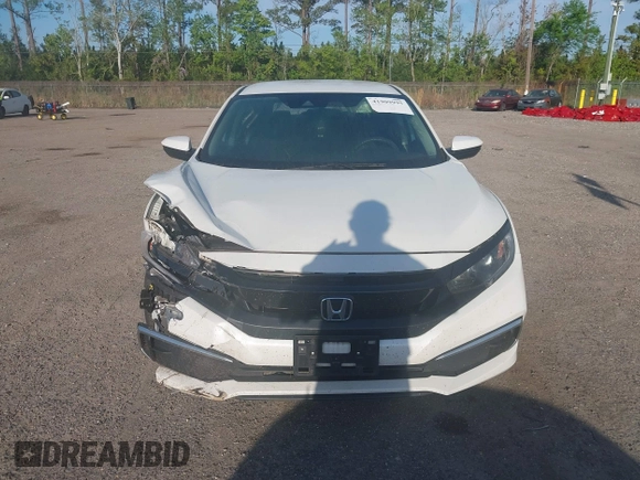 2020 Honda Civic LX with VIN 19XFC2F62LE212421, listed as a IAAI auction lot 41909995 with 46,312 mi miles and . Bid and sale history available at DreamBid. Image 12.