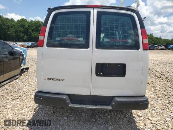 2018 Chevrolet Express Cargo with VIN 1GCWGAFPXJ1181166, listed as a Copart auction lot 59928365 with Not provided miles and Clean title. Bid and sale history available at DreamBid. Image 6.
