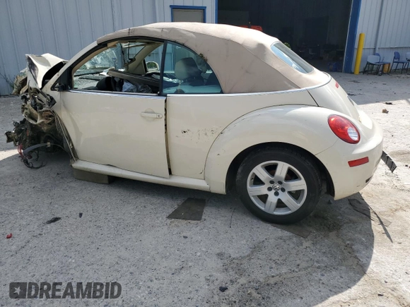2007 Volkswagen Beetle with VIN 3VWRF31Y07M407560, listed as a Copart auction lot 67499934 with Not provided miles and Salvage title. Bid and sale history available at DreamBid. Image 2.