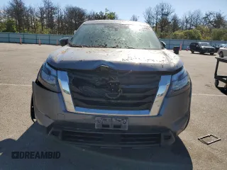 2025 Nissan Pathfinder S with VIN 5N1DR3AC0SC205087, listed as a Copart auction lot 57028965 with 1,052 mi miles and Salvage title. Bid and sale history available at DreamBid. Image 5.