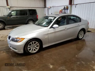2007 BMW 3 Series 328i with VIN WBAVC53507FZ72395, listed as a Copart auction lot 52431745 with 149,634 mi miles and Salvage Title. Bid and sale history available at carsss.com. Image 1.