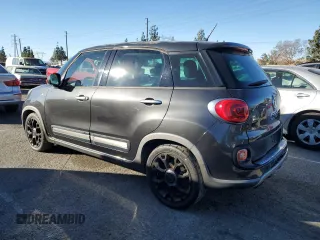 2014 FIAT 500L Trekking with VIN ZFBCFADH8EZ013893, listed as a Copart auction lot 42050575 with 60,580 mi miles and Salvage Title. Bid and sale history available at DreamBid. Image 2.