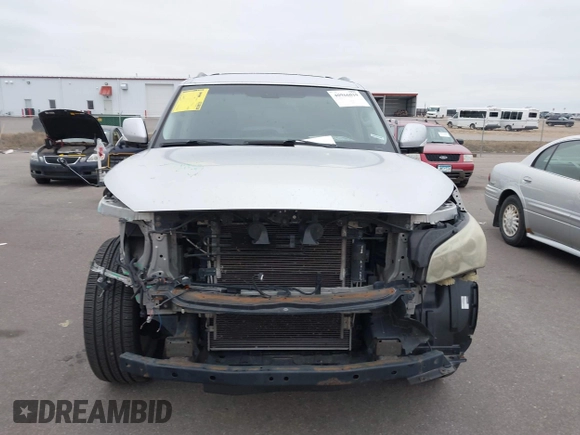 2011 Infiniti QX56 7-passenger with VIN JN8AZ2NF9B9501104, listed as a IAAI auction lot 40966019 with 167,227 mi miles and . Bid and sale history available at DreamBid. Image 12.