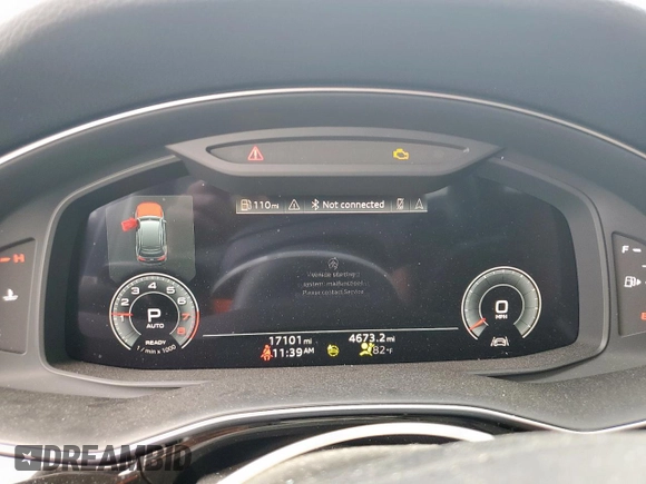 2023 Audi Q7 Premium with VIN WA1ACBF76PD006622, listed as a Copart auction lot 54844615 with 17,101 mi miles and Salvage title. Bid and sale history available at DreamBid. Image 9.