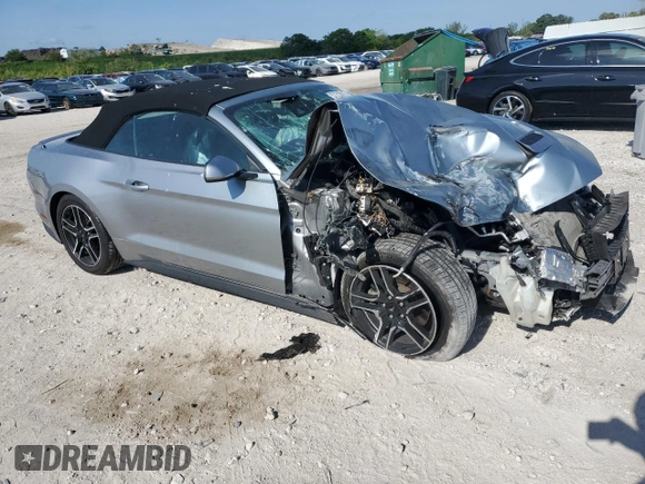 2022 Ford Mustang EcoBoost with VIN 1FATP8UH7N5118943, listed as a Copart auction lot 57218815 with Not provided miles and Non repairable. Bid and sale history available at DreamBid. Image 4.