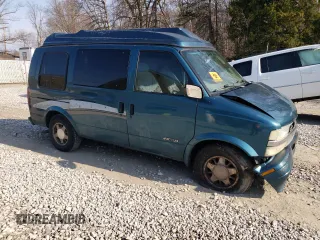 2002 Chevrolet Astro Cargo Van YF7 Upfitter with VIN 1GBDM19X92B110875, listed as a Copart auction lot 48511235 with 143,109 mi miles and Salvage Title. Bid and sale history available at carsss.com. Image 4.