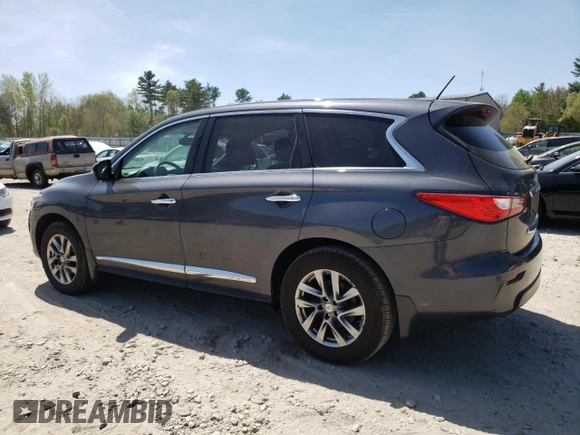 2013 Infiniti JX35 with VIN 5N1AL0MM0DC318399, listed as a Copart auction lot 53798305 with 114,356 mi miles and Clean Title. Bid and sale history available at DreamBid. Image 2.
