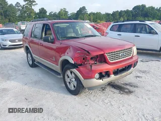 2005 Ford Explorer Eddie Bauer with VIN 1FMZU74K65UA55533, listed as a IAAI auction lot 42546942 with 184,586 mi miles and . Bid and sale history available at DreamBid. Image 1.